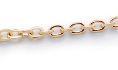 Shop Monica Vinader Super Fine Chain Bracelet In 14k Solid Gold