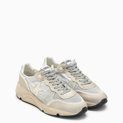 Shop Golden Goose Deluxe Brand Running Sole Silver/ice Trainer