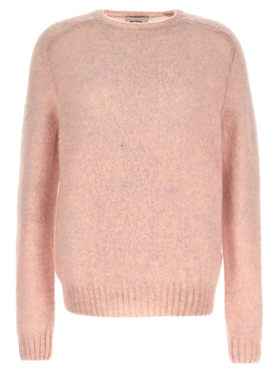 Shop Harmony Shaggy Sweater, Cardigans Pink