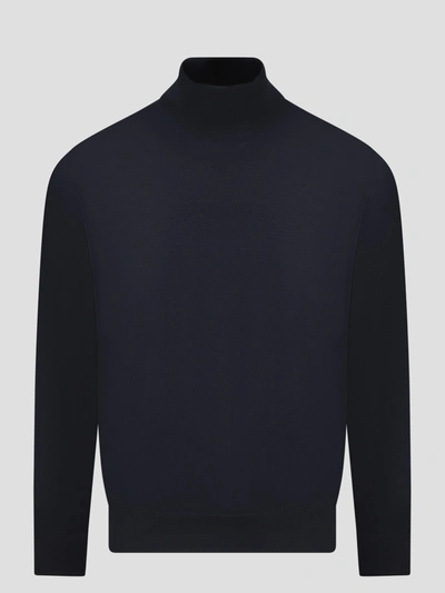 Shop Moreno Martinelli Wool Blend Turtleneck Sweater