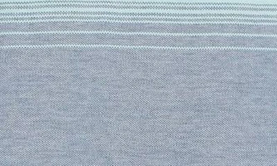 Original Penguin Chest Stripe Cotton Polo In Deep Dive