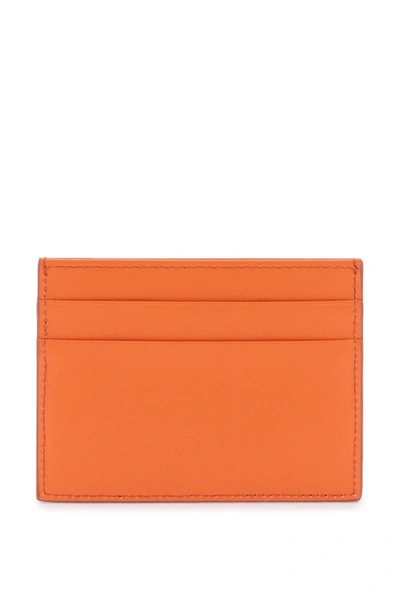 Shop Dolce & Gabbana Card Holder With Logo Women In Orange