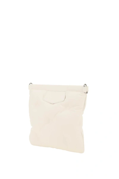 Shop Maison Margiela Flat Glam Slam Bag Men In White