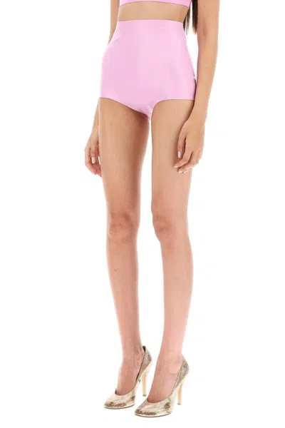 Shop Maison Margiela High-waisted Briefs In Latex Women In Pink
