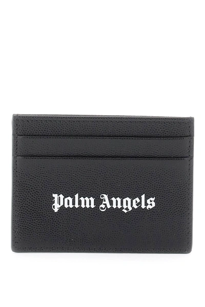 Shop Palm Angels Logo Cardholder Men In Black