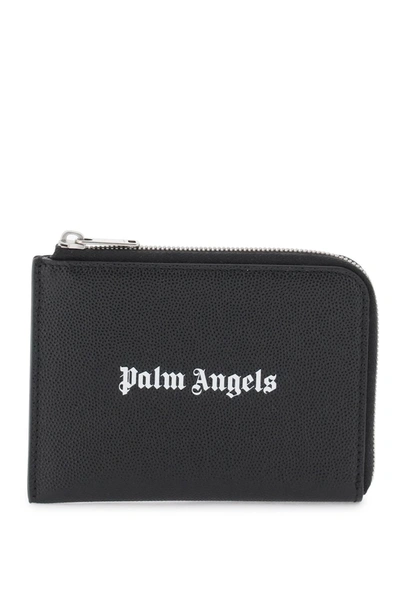 Shop Palm Angels Mini Pouch With Pull-out Cardholder Men In Black
