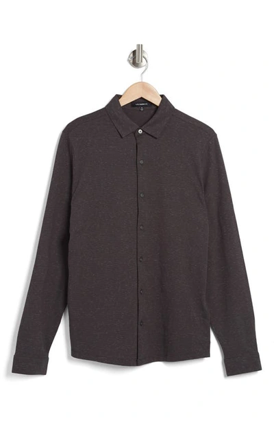 Shop Westzeroone Francis Button-up Sport Shirt In Black
