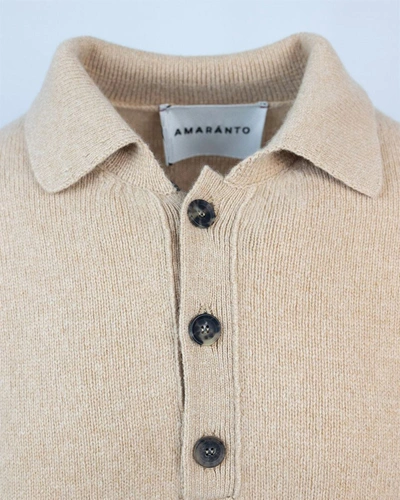 Shop Amaranto Amaránto Sweater In Beige