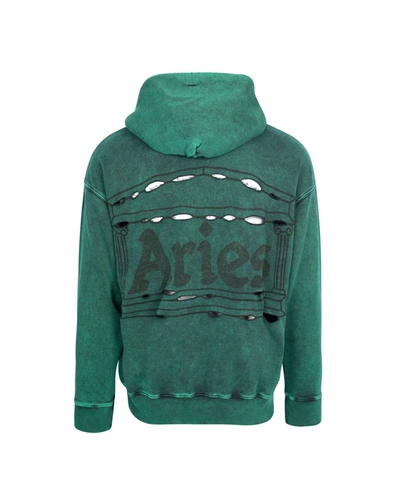 Shop Aries Sweatshirt In Green