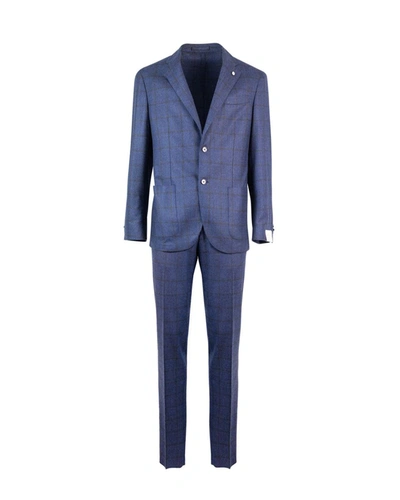 Shop L.b.m 1911 L.b.m. 1911 Suit In Dark Blue