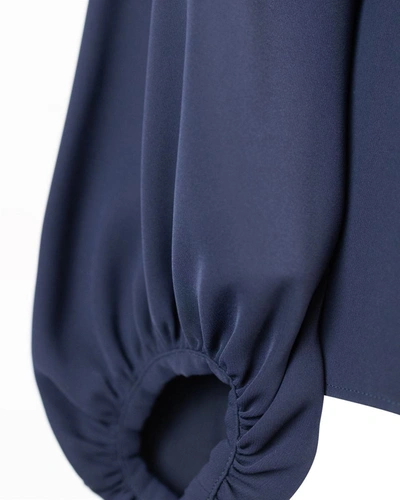 Shop P.a.r.o.s.h . Blouse In Dark Blue