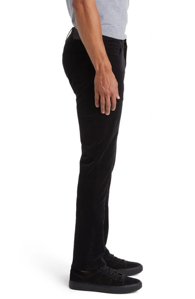 Shop Paige Federal Slim Straight Leg Corduroy Pants In Black