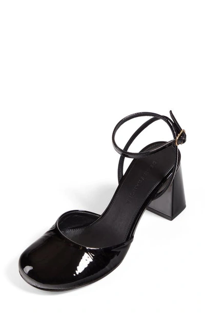 Shop Dear Frances Harlow Ankle Strap Pump In Black