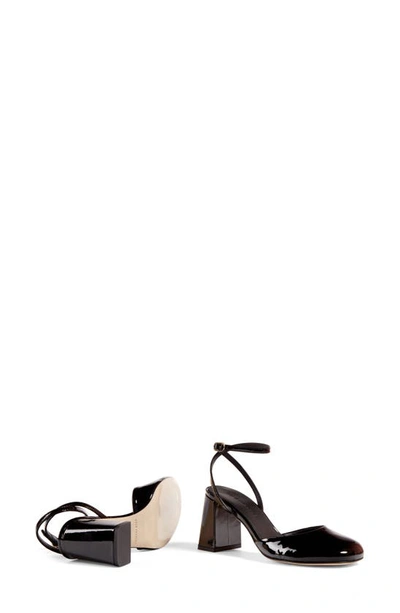 Shop Dear Frances Harlow Ankle Strap Pump In Black