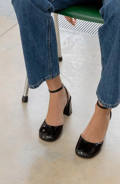Dear Frances Harlow Ankle Strap Pump In Black