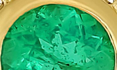 Shop Bony Levy El Mar Emerald & Diamond Drop Earrings In 18k Yellow Gold Emerald