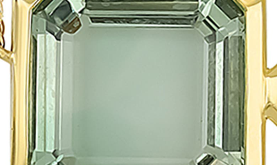 Bony Levy Green Amethyst Pendant Necklace In 18k Yellow Gold