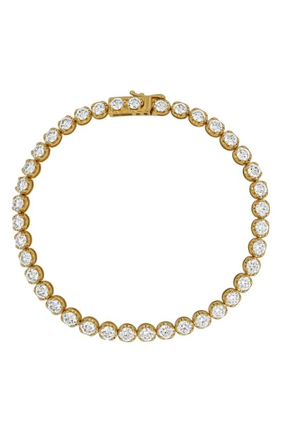 Shop Bony Levy Audrey Diamond Tennis Bracelet In 18k Yellow Gold