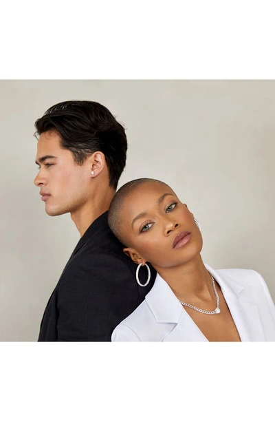 Bony Levy Diamond Inside Out Hoop Earrings In 18k White Gold