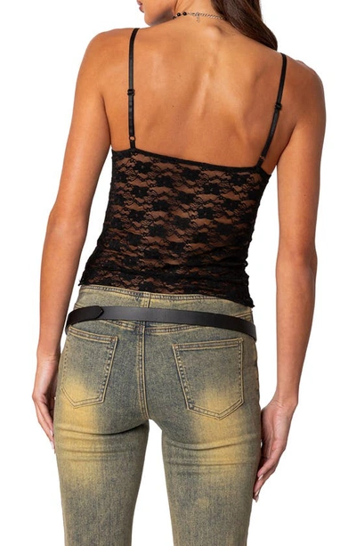 Edikted Eira Lace Camisole In Black