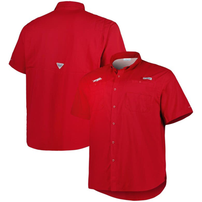 Shop Columbia Cardinal Arkansas Razorbacks Big & Tall Collegiate Tamiami Button-down Shirt