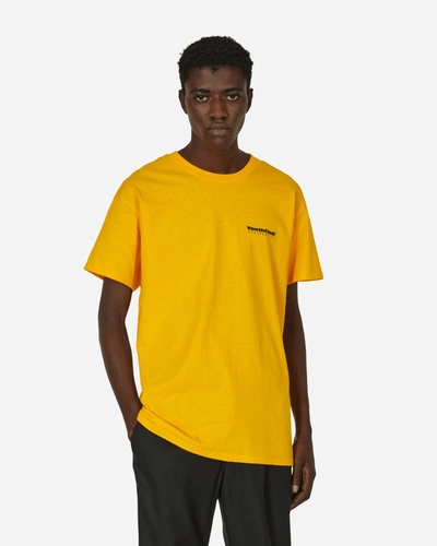 Shop Youth Club Brunetti T-shirt In Yellow