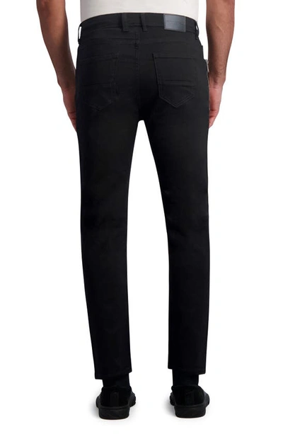 Shop Karl Lagerfeld Coin Pocket Slim Fit Jeans In Black