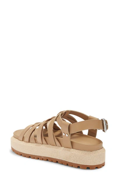 Rag & Bone Park Platform Fisherman Sandal In Biscotti
