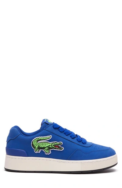 Shop Lacoste Ace Clip Sneaker In Dk Blu/ Grn