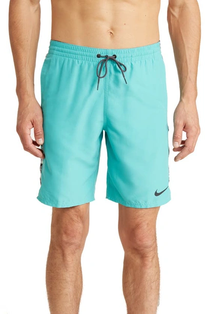 Shop Nike Volley Swim Shorts In Washed Teal
