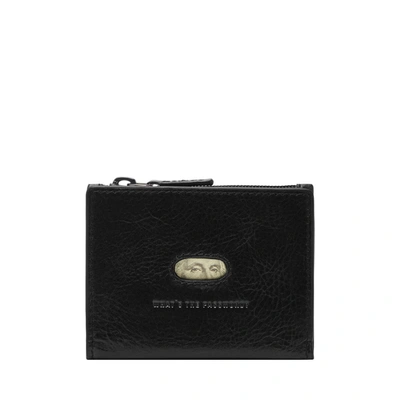 Shop Fossil Men's Andrew Litehide Leather Card Case In Black