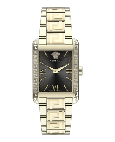 Shop Versace Tonneau Bracelet Watch In Multi