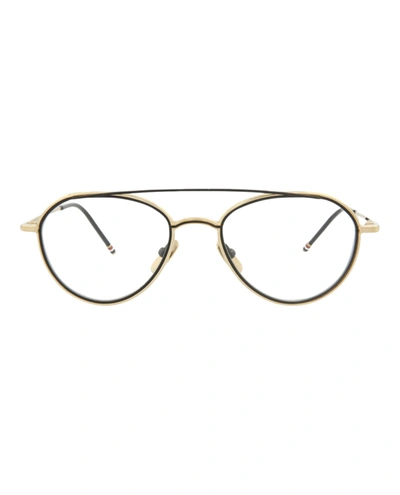 Thom Browne Aviator-style Metal Optical Frames In Multi