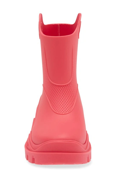 Shop Moncler Misty Waterproof Rain Boot In Dark Pink