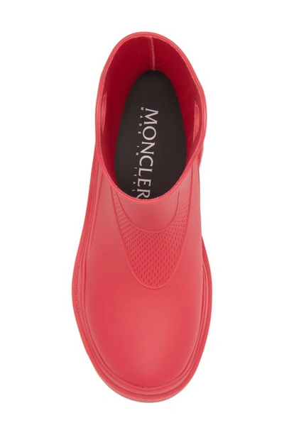 Moncler Misty Boots In Dark Pink