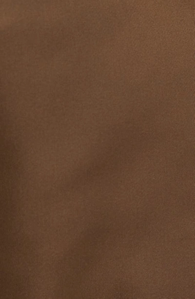 Schott Nylon Flight Jacket In Brown