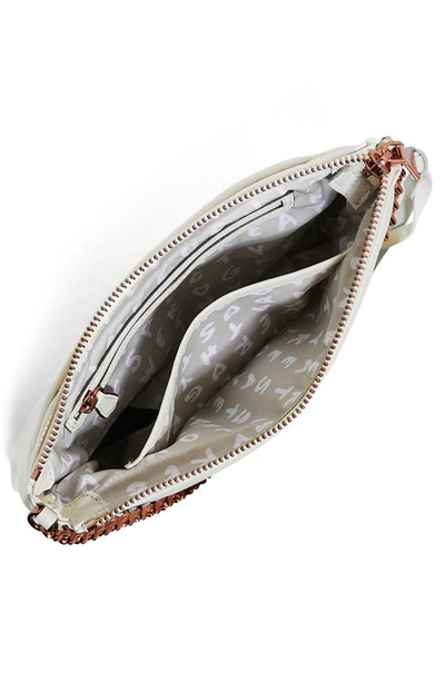 Shop Aimee Kestenberg Mystro Heart Chain Crossbody Bag In Vanilla Ice