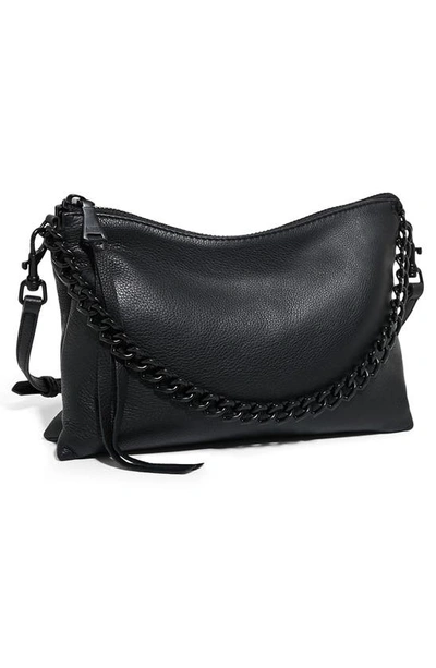 Shop Aimee Kestenberg Mystro Heart Chain Crossbody Bag In Black