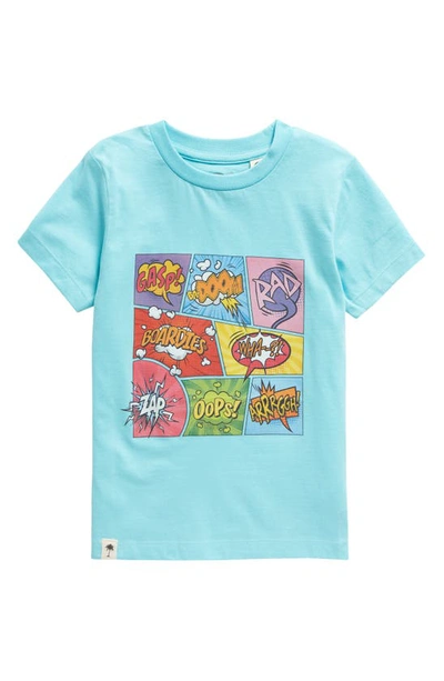Shop Boardies Kids' Cosmic Cotton Graphic T-shirt In Blue
