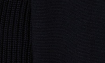 Shop Akris Punto Mixed Media Stretch Wool Zip Jacket In Black