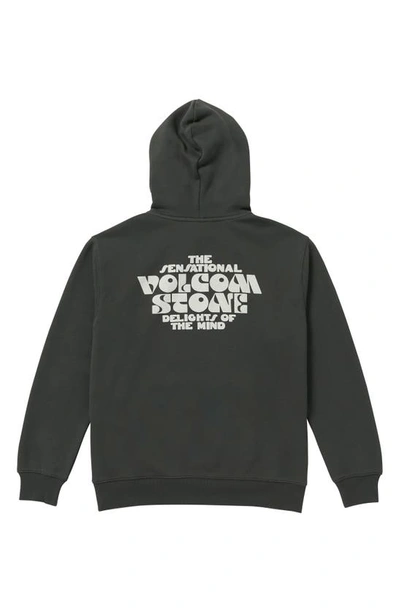 Shop Volcom Earth Tripper Graphic Hoodie In Stealth