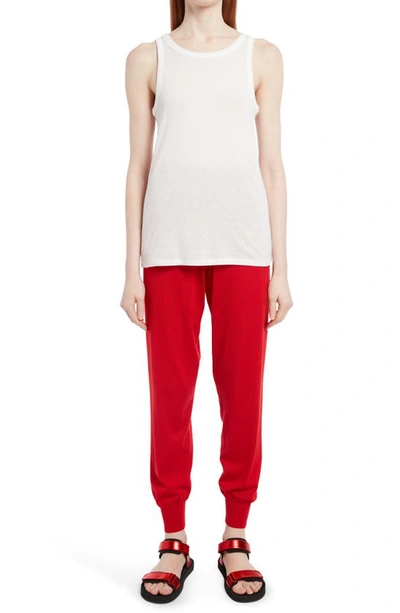 The Row Essentials Frankie Organic Cotton-jersey Tank In White