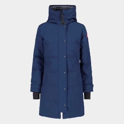 Shop Canada Goose Blue Shelburne Down Jacket In Atlantic Navy