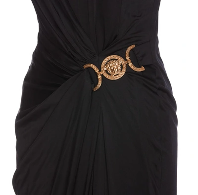 Shop Versace Dresses In Black