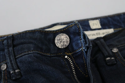Shop Acht Chic Low Waist Denim Skinny Women's Jeans In Blue