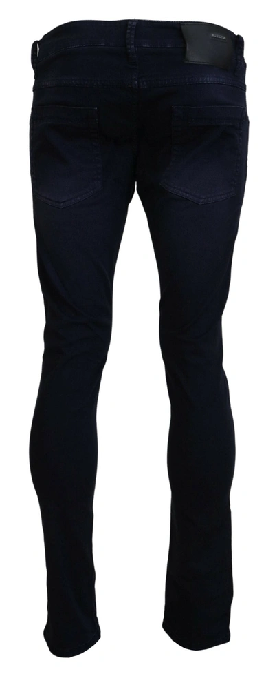 Shop Acht Sophisticated Tapered Denim Men's Jeans In Blue