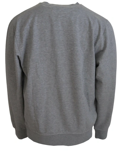 Shop Aeronautica Militare Elegant Gray Pullover Men's Sweater