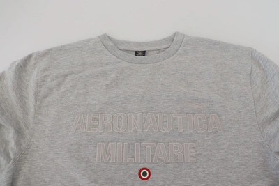 Aeronautica Militare Gray Men Pullover Sweatshirt Sweater In Gray