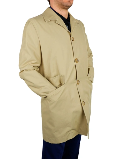 Shop Aquascutum Classic Beige Trench Coat - Timeless Men's Elegance