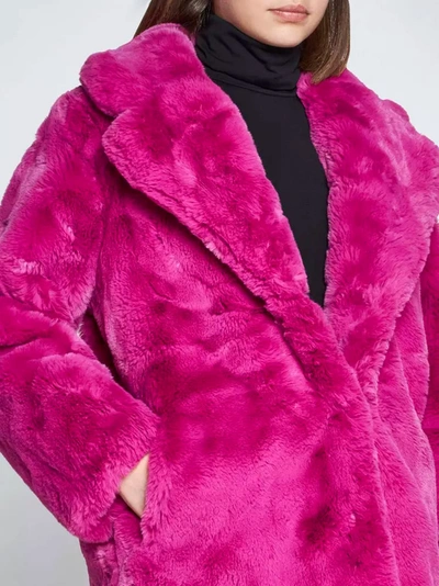Shop Apparis Chic Pink Faux Fur Jacket - Eco-friendly Winter Women's Essential